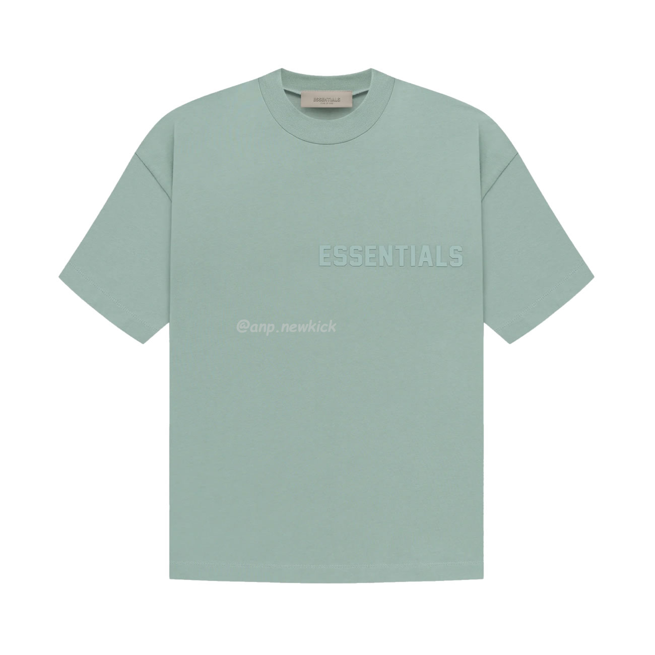 Fear Of God Essentials Fog Logo Letter Short Sleeve T Shirt Plum Purple (17) - newkick.cc